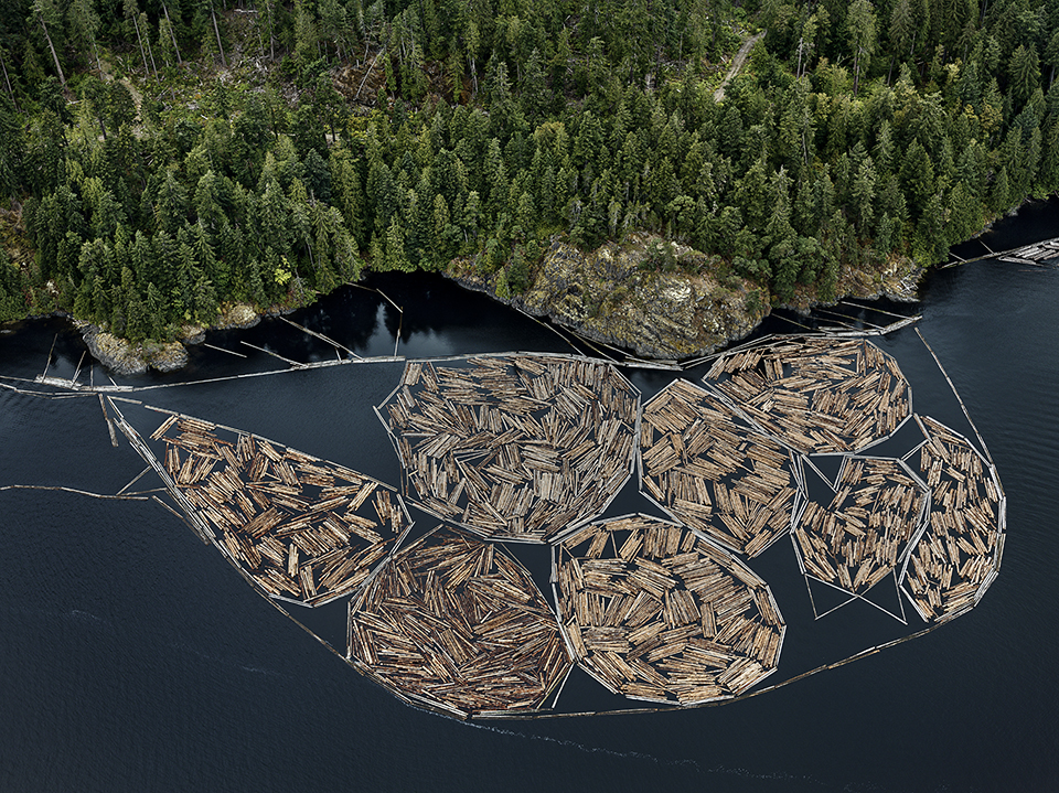Log Booms #1, Vancouver Island, British Columbia, Canada, 2016