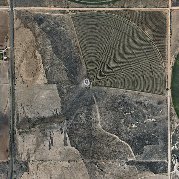Pivot Irrigation #24, High Plains, Texas Panhandle, USA
