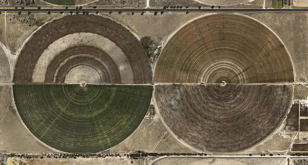 Pivot Irrigation #27, High Plains, Texas Panhandle, USA